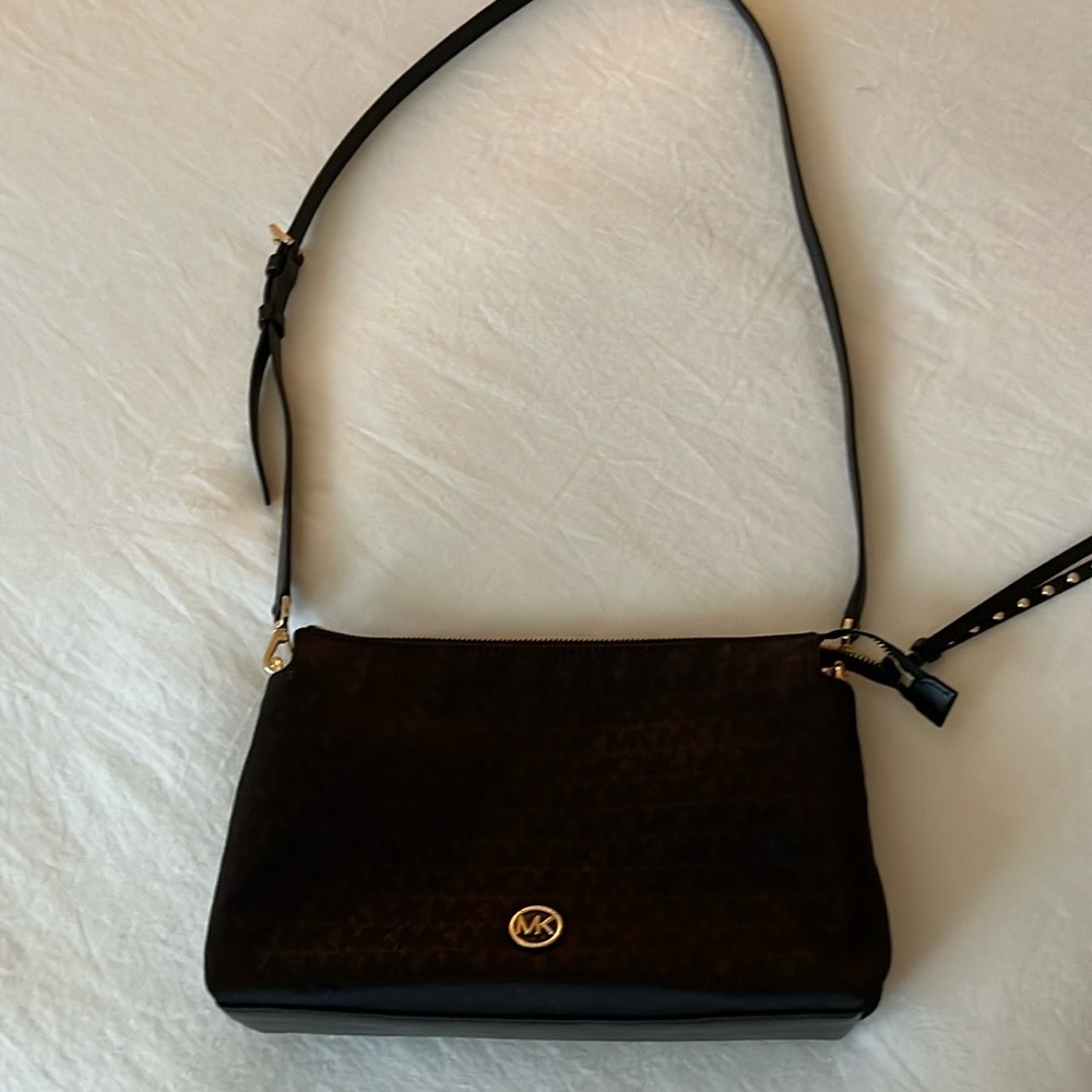 Michael Kors Black Crossbody Nylon purse
